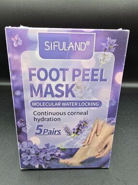 SiFULAND Foot Peel Mask 5 Pair Set – Exfoliating Foot Treatment – NIB